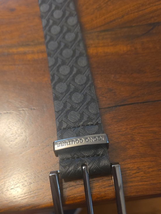 Other - Iconic Couture Monogram Black Belt